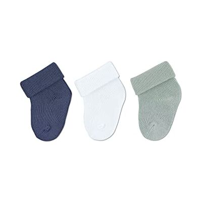 Sterntaler Erstlingssocken 3er Pack uni Jungen Baby Socken mit Viskose-Anteil (aus Bambuszellstoff) hautsympathische Sommer Strümpfe für Neugeborene, blau, Größe 0 Sterntaler Erstlingssocken 3er Pack uni Jungen Baby Socken mit Viskose-Anteil (aus Bambuszellstoff) hautsympathische Sommer Strümpfe für Neugeborene, blau, Größe 0