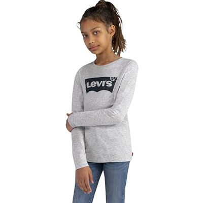 Levi's Kids l/s batwing tee Mädchen Gray Heather 10 Jahre Levi's Kids l/s batwing tee Mädchen Gray Heather 10 Jahre