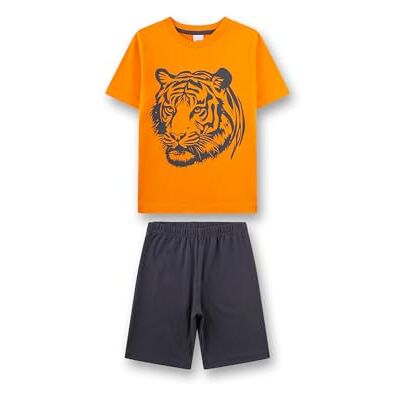 Sanetta Jungen-Schlafanzug kurz orange Tiger Hochwertiger und bequemer Schlafanzug aus 100% Baumwolle. Sanetta Jungen-Schlafanzug kurz orange Tiger Hochwertiger und bequemer Schlafanzug aus 100% Baumwolle.