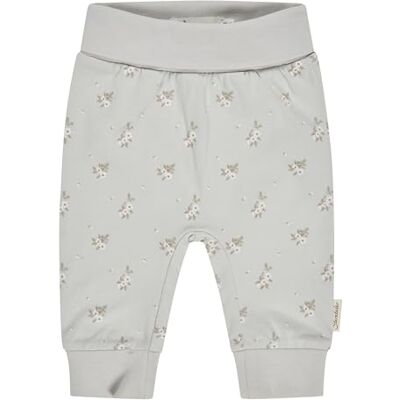 Sterntaler Hose aus Baumwolljersey mit Blumenprint – Mädchen – mit Komfortbund und weichem Beinbündchen – Silber, Größe 86 Sterntaler Hose aus Baumwolljersey mit Blumenprint – Mädchen – mit Komfortbund und weichem Beinbündchen – Silber, Größe 86