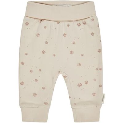 Sterntaler Hose aus Baumwolljersey mit Pfotenprint – Jungen – mit Komfortbund und weichem Beinbündchen – naturfarben, Größe 56 Sterntaler Hose aus Baumwolljersey mit Pfotenprint – Jungen – mit Komfortbund und weichem Beinbündchen – naturfarben, Größe 56