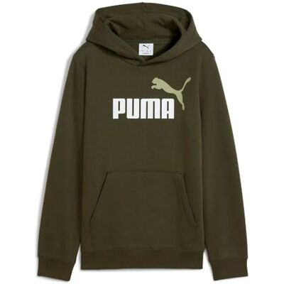 Puma Jungen 2 Color No. 1 Logo Hoodie FL B Sweatshirt, Dunkles Olivgrün, 152 EU Puma Jungen 2 Color No. 1 Logo Hoodie FL B Sweatshirt, Dunkles Olivgrün, 152 EU