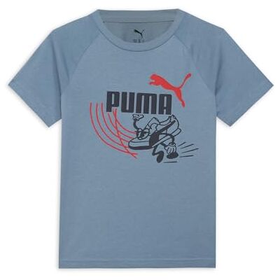 Puma Unisex Kinder Little Runners Tee Ps Hemd, Cool Blue, 176 EU Puma Unisex Kinder Little Runners Tee Ps Hemd, Cool Blue, 176 EU
