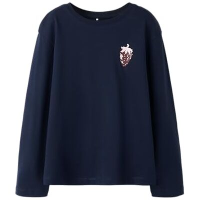NAME IT Mädchen Nkfnyla Ls Nreg Top Box Lnoos, Navy Blazer, 134-140 EU NAME IT Mädchen Nkfnyla Ls Nreg Top Box Lnoos, Navy Blazer, 134-140 EU