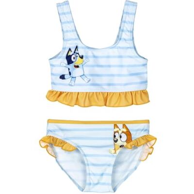 CERDÁ LIFE'S LITTLE MOMENTS Bluey Kinderbikini Blau und Gelb Größe 2 Jahre Badeanzug für Mädchen 85% Polyester und 15% Elastan 210 g/qm Schnell trocknend Original Produkt entworfen in Spanien CERDÁ LIFE'S LITTLE MOMENTS Bluey Kinderbikini Blau und Gelb Größe 2 Jahre Badeanzug für Mädchen 85% Polyester und 15% Elastan 210 g/qm Schnell trocknend Original Produkt entworfen in Spanien