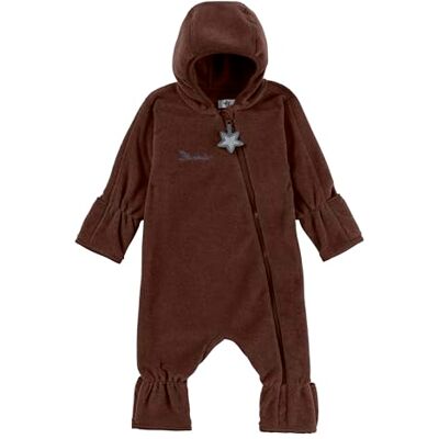 Sterntaler Baby Overall Fleece Unisex Jumpsuit aus Microfleece Stickerei, Reißverschluss, sowie Hand- und Fußstulpen goldbraun, 80 Sterntaler Baby Overall Fleece Unisex Jumpsuit aus Microfleece Stickerei, Reißverschluss, sowie Hand- und Fußstulpen goldbraun, 80