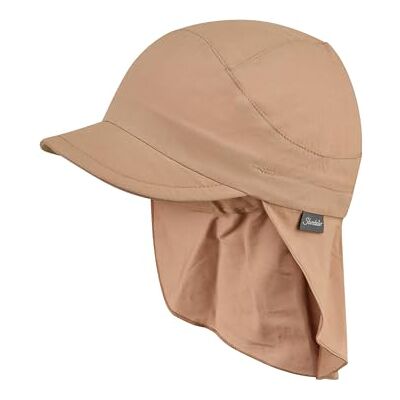 Sterntaler Schirmmütze Nackenschutz Basic – Leichte Kindermütze aus Bio-UV-Popeline mit Nackenschutz, UV-Schutz 50+, Taupe, Größe 49 Sterntaler Schirmmütze Nackenschutz Basic – Leichte Kindermütze aus Bio-UV-Popeline mit Nackenschutz, UV-Schutz 50+, Taupe, Größe 49