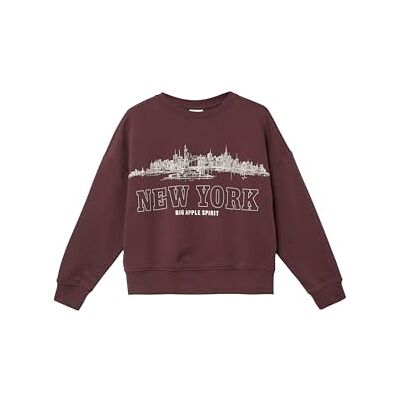 s.Oliver Oversize Sweatshirt mit großem Frontprint und kuscheliger Innenseite s.Oliver Oversize Sweatshirt mit großem Frontprint und kuscheliger Innenseite