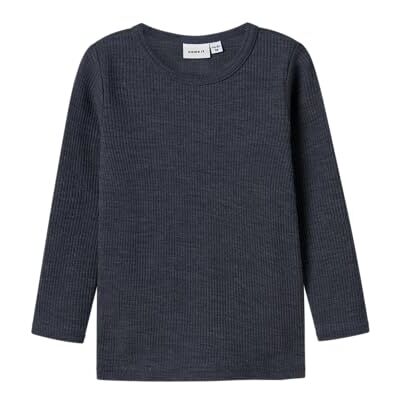 NAME IT Unisex Kinder Nmnwax Wool Rib Ls Top Noos, Ombre Blue, 92 EU NAME IT Unisex Kinder Nmnwax Wool Rib Ls Top Noos, Ombre Blue, 92 EU