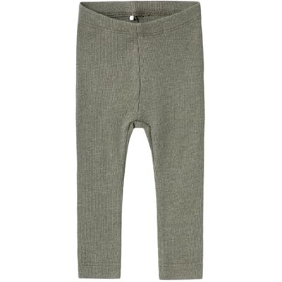 NAME IT Unisex Baby Nbnkab Legging Noos, Dusty Olive/Detail:melange, 74 NAME IT Unisex Baby Nbnkab Legging Noos, Dusty Olive/Detail:melange, 74
