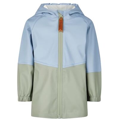 Sterntaler Regenjacke ungefüttert für Jungen – Baby und Kinder – wasserdicht mit Kapuze, verschweißten Nähten und reflektierendem Stern – eukalyptus, Größe 128 Sterntaler Regenjacke ungefüttert für Jungen – Baby und Kinder – wasserdicht mit Kapuze, verschweißten Nähten und reflektierendem Stern – eukalyptus, Größe 128