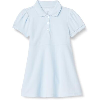 Amazon Essentials Mädchen Kurzärmeliges Polokleid, Hellblau, 8 Jahre Amazon Essentials Mädchen Kurzärmeliges Polokleid, Hellblau, 8 Jahre