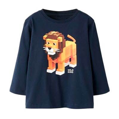 NAME IT Jungen Nmmsalan Ls Nreg Top, Navy Blazer, 104 EU NAME IT Jungen Nmmsalan Ls Nreg Top, Navy Blazer, 104 EU