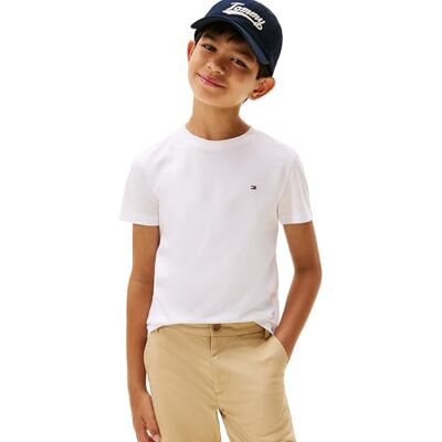 Tommy Hilfiger Jungen Essential Cotton Reg Fit Tee Ss Kb0kb06879 Sonstige Oberteile, 8 Jahre Tommy Hilfiger Jungen Essential Cotton Reg Fit Tee Ss Kb0kb06879 Sonstige Oberteile, 8 Jahre
