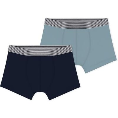 Petit Bateau Kinder Boxershorts aus Baumwolle und Elasthan, einfarbig Petit Bateau Kinder Boxershorts aus Baumwolle und Elasthan, einfarbig