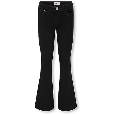 ONLY &Kids Mädchen KOGROYAL Life REG Flared PIM600 NOOS Bootcut-Jeans, Black Denim, 134 cm ONLY &Kids Mädchen KOGROYAL Life REG Flared PIM600 NOOS Bootcut-Jeans, Black Denim, 134 cm