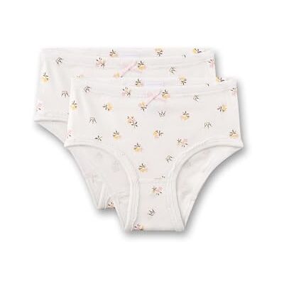 Sanetta Mädchen-Hüftslip (Doppelpack) beige Blume Hochwertige und nachhaltige Unterhose für Mädchen aus 100% Bio-Baumwolle. Sanetta Mädchen-Hüftslip (Doppelpack) beige Blume Hochwertige und nachhaltige Unterhose für Mädchen aus 100% Bio-Baumwolle.
