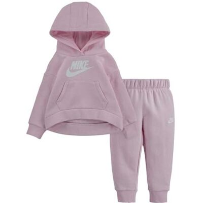 NIKE Baby Mädchen Club Fleece Set Tracksuit, Rosa, 24 Monate EU NIKE Baby Mädchen Club Fleece Set Tracksuit, Rosa, 24 Monate EU