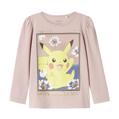 NAME IT Mädchen Nmfsorina Pokemon Ls Top Box Sky, Burnished Lilac, 104 NAME IT Mädchen Nmfsorina Pokemon Ls Top Box Sky, Burnished Lilac, 104