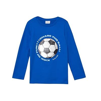 s.Oliver Langarmshirt mit Wendepailletten und Frontprint s.Oliver Langarmshirt mit Wendepailletten und Frontprint