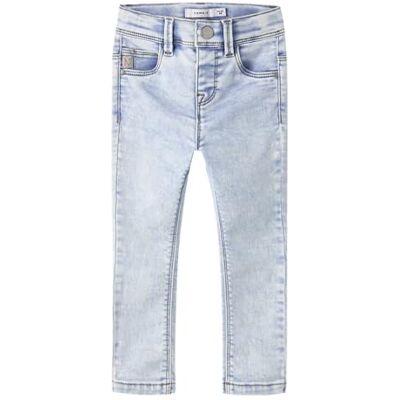 NAME IT Mädchen Nmfpolly Skinny Jeans 1842-Th Noos, Light Blue Bleached Denim, 86 cm NAME IT Mädchen Nmfpolly Skinny Jeans 1842-Th Noos, Light Blue Bleached Denim, 86 cm
