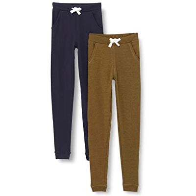MINYMO Jungen Basic 36 -Sweat (2-Pack) Sweatpants, Khaki, 134 EU MINYMO Jungen Basic 36 -Sweat (2-Pack) Sweatpants, Khaki, 134 EU
