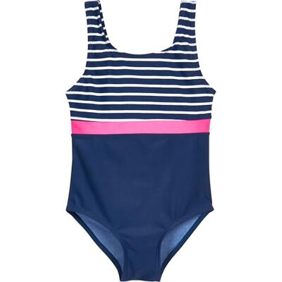 Playshoes Mädchen Schwimmanzug Badeanzug, Marine Ringel, 158/164 cm Playshoes Mädchen Schwimmanzug Badeanzug, Marine Ringel, 158/164 cm