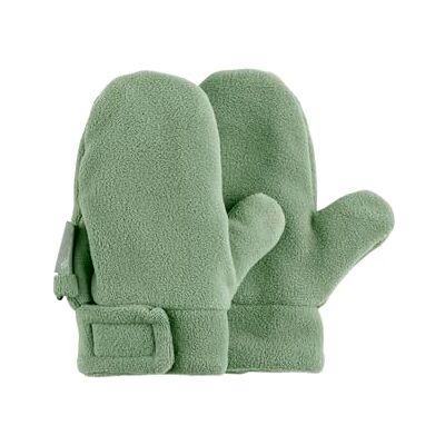 Sterntaler Fäustlinge mit Daumen aus Microfleece Unisex Baby und Kinder Handschuhe mit Klettverschluss und wärmendem Futter steingrün, 1 Sterntaler Fäustlinge mit Daumen aus Microfleece Unisex Baby und Kinder Handschuhe mit Klettverschluss und wärmendem Futter steingrün, 1