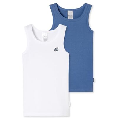 Schiesser Jungen 2 Pack Unterhemd Feinripp Bio Baumwolle Multipack 100% Organic Cotton Größe 92 bis 140 Schiesser Jungen 2 Pack Unterhemd Feinripp Bio Baumwolle Multipack 100% Organic Cotton Größe 92 bis 140