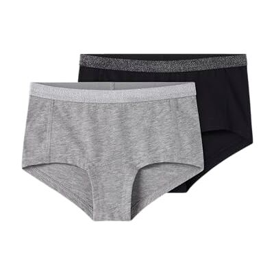 NAME IT Mädchen Nkfhipster 2P Noos 13208829 ,Schwarz ,numeric_122 NAME IT Mädchen Nkfhipster 2P Noos 13208829 ,Schwarz ,numeric_122