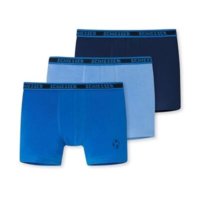 Schiesser Jungen 3 PACK Unterwäsche Boxershorts 95/5 Organic Bio Baumwolle Größe 92 bis 208 Schiesser Jungen 3 PACK Unterwäsche Boxershorts 95/5 Organic Bio Baumwolle Größe 92 bis 208