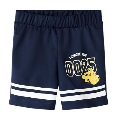 NAME IT Jungen Nmmmic Pokemon Long Poly Shorts Sky, Navy Blazer, 110 NAME IT Jungen Nmmmic Pokemon Long Poly Shorts Sky, Navy Blazer, 110