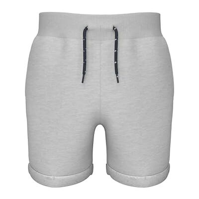NAME IT Jungen Nmmvasse SWE Long Unb Shorts, Light Grey Melange, 92 EU NAME IT Jungen Nmmvasse SWE Long Unb Shorts, Light Grey Melange, 92 EU