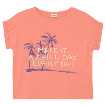 s.Oliver Junior Mädchen Shirt 2178024 2218 ORANGE 158/164 s.Oliver Junior Mädchen Shirt 2178024 2218 ORANGE 158/164