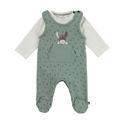 Sterntaler Strampler Set Blätter – 2-teilig – Baby Strampler aus Jersey mit Esel Emmi Applikation & Langarmbody – bequemer Unisex Zweiteiler ab Geburt Druckknöpfe im Schritt – steingrün – Größe 62 Sterntaler Strampler Set Blätter – 2-teilig – Baby Strampler aus Jersey mit Esel Emmi Applikation & Langarmbody – bequemer Unisex Zweiteiler ab Geburt Druckknöpfe im Schritt – steingrün – Größe 62