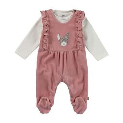 Sterntaler Strampler Set Emmi Girl Baby Strampler aus Nicki mit Esel Emmi Girl Applikation Langarm Shirt Jersey Drucknöpfe im Schritt bequemer Mädchen Zweiteiler ab Geburt mattrosa, Größe 44 Sterntaler Strampler Set Emmi Girl Baby Strampler aus Nicki mit Esel Emmi Girl Applikation Langarm Shirt Jersey Drucknöpfe im Schritt bequemer Mädchen Zweiteiler ab Geburt mattrosa, Größe 44