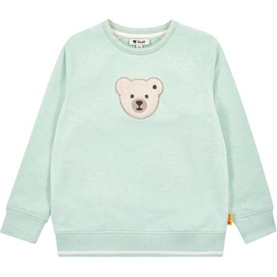 Steiff Sweatshirt EU Größe 104 Harbour Gray, Longsleeve für Kinder, Pullover langärmelig, ideales Basic Shirt, bequem und weich, waschmaschinenfest Steiff Sweatshirt EU Größe 104 Harbour Gray, Longsleeve für Kinder, Pullover langärmelig, ideales Basic Shirt, bequem und weich, waschmaschinenfest