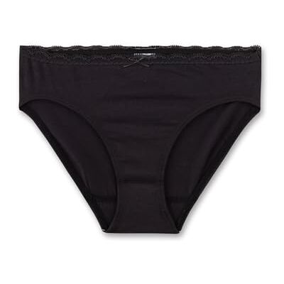 Sanetta Mädchen-Rioslip schwarz Hochwertige und nachhaltige Unterhose für Mädchen aus Baumwoll-Mix. Unterwäsche für Mädchen Sanetta Mädchen-Rioslip schwarz Hochwertige und nachhaltige Unterhose für Mädchen aus Baumwoll-Mix. Unterwäsche für Mädchen