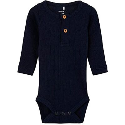 NAME IT Jungen Nbmkab Ls Noos Body, Dark Sapphire, 74 EU NAME IT Jungen Nbmkab Ls Noos Body, Dark Sapphire, 74 EU