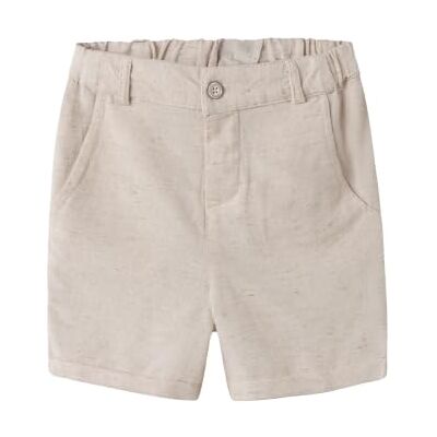 NAME IT Jungen Nmmfaher Shorts, Peyote Melange, 116 cm NAME IT Jungen Nmmfaher Shorts, Peyote Melange, 116 cm