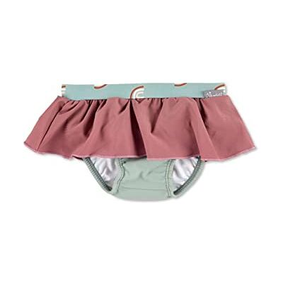Sterntaler Badehose Regenbogen Print mit Volant UV-Schutz 50+ Baby Schwimmhose mit Windeleinsatz bis Größe86/92 Mädchen Badehose mit praktischer Kordel zur Weitenregulierung, steingrün, Größe 68 Sterntaler Badehose Regenbogen Print mit Volant UV-Schutz 50+ Baby Schwimmhose mit Windeleinsatz bis Größe86/92 Mädchen Badehose mit praktischer Kordel zur Weitenregulierung, steingrün, Größe 68