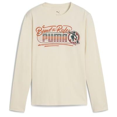 Puma Jungen Mid90s Longsleeve Tee B Shirt (1er Pack) Puma Jungen Mid90s Longsleeve Tee B Shirt (1er Pack)
