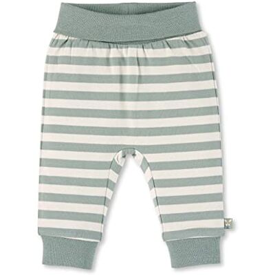 Sterntaler Baby Jungen Hose Baby GOTS Hose Emmi Baby Hose, Kinder-Hose, Baby-Hose mit Mitwachsbund und Stickerei grün, 50 Sterntaler Baby Jungen Hose Baby GOTS Hose Emmi Baby Hose, Kinder-Hose, Baby-Hose mit Mitwachsbund und Stickerei grün, 50