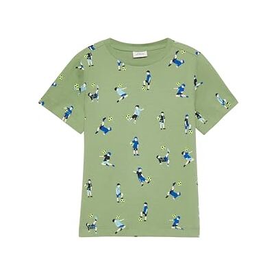 s.Oliver T-Shirt aus Heavy Jersey mit All-Over-Print s.Oliver T-Shirt aus Heavy Jersey mit All-Over-Print