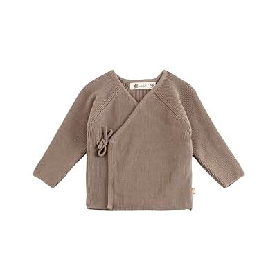 Sterntaler Strickjacke Struktur Baby Jacke aus Baumwollgarn Baby und Kinder Jacke mit Wickelverschluss zum Binden Unisex Bekleidung braun, Größe 74 Sterntaler Strickjacke Struktur Baby Jacke aus Baumwollgarn Baby und Kinder Jacke mit Wickelverschluss zum Binden Unisex Bekleidung braun, Größe 74
