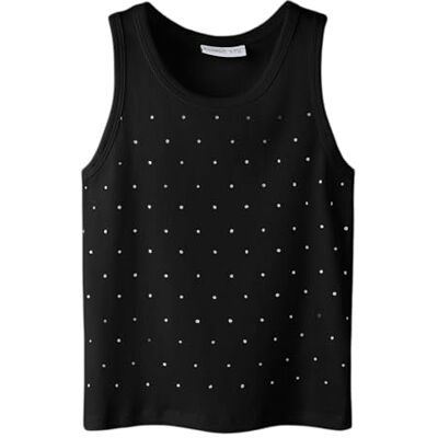 NAME IT Mädchen Nkfheba Slim Tank Top, Black, 122-128 NAME IT Mädchen Nkfheba Slim Tank Top, Black, 122-128