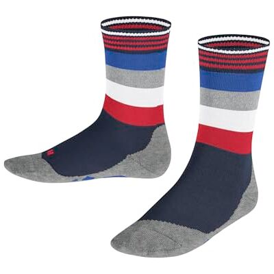 FALKE Unisex Kinder Socken Active Fox K So Baumwolle Funktionsmaterial dünn atmungsaktiv gemustert 1 Paar, Blau Space Blue 6116-O, 23-26 FALKE Unisex Kinder Socken Active Fox K So Baumwolle Funktionsmaterial dünn atmungsaktiv gemustert 1 Paar, Blau Space Blue 6116-O, 23-26