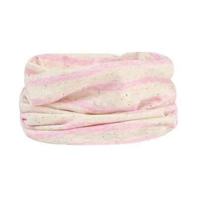 Sterntaler Schlauchschal geringelt – Mädchen Schlupfschal aus weichem Melange-Jersey mit bunten Pünktchen, elastisch und pflegeleicht – Perlrosa, Größe 2 Sterntaler Schlauchschal geringelt – Mädchen Schlupfschal aus weichem Melange-Jersey mit bunten Pünktchen, elastisch und pflegeleicht – Perlrosa, Größe 2