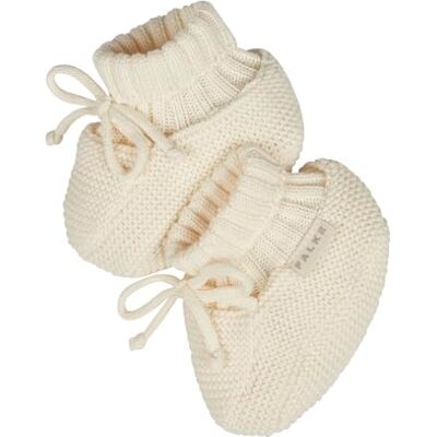 FALKE Unisex Baby Socken Knitted Shoe B So Baumwolle einfarbig 1 Paar, Beige Pearl 2022, 74-80 FALKE Unisex Baby Socken Knitted Shoe B So Baumwolle einfarbig 1 Paar, Beige Pearl 2022, 74-80