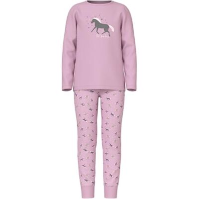 NAME IT Mädchen Girl Nachtwäsche-Set Langarm Nkfnightset Corsage Horse Noos, Corsage, 86-92 EU NAME IT Mädchen Girl Nachtwäsche-Set Langarm Nkfnightset Corsage Horse Noos, Corsage, 86-92 EU
